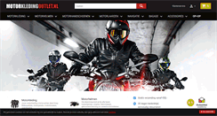 Desktop Screenshot of motorkledingoutlet.nl